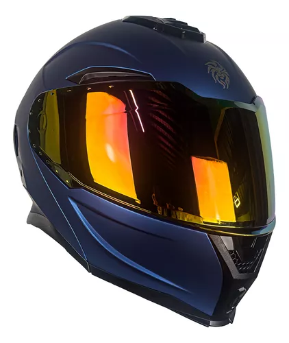 CASCO KOV APOLO AZUL METALICO