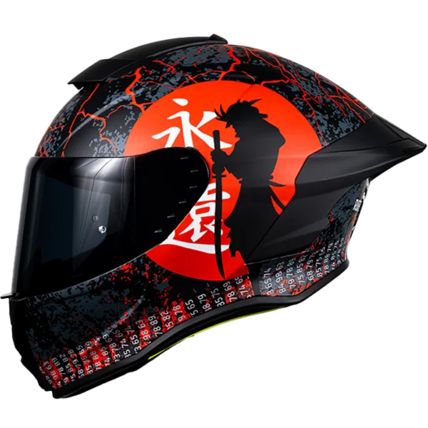 CASCO KOV BUSTER RAIDER ARMOUR ROJO